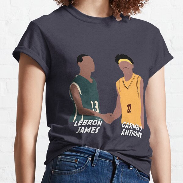 Lebron James T Shirts Redbubble - carmeno anthony shirt fan nba roblox