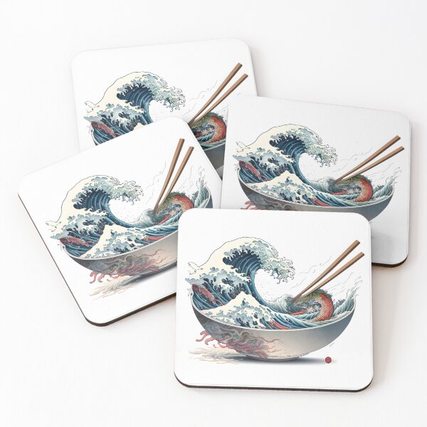 Item preview, Kanagawa wave ramen bowl mix designed and sold by dzineNJ.