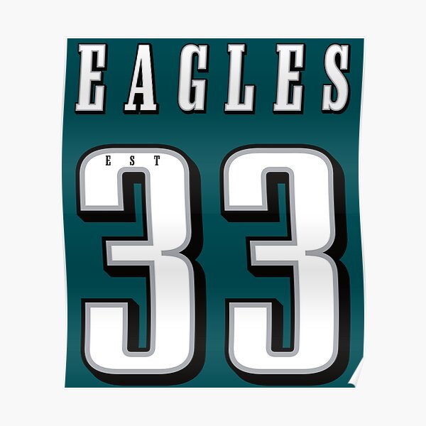 Eagles EST 1933 Poster by fezztee