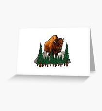 Bison Territory Greeting Card