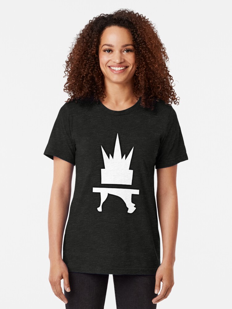 Alternate view of Crazyblox Logo Tri-blend T-Shirt