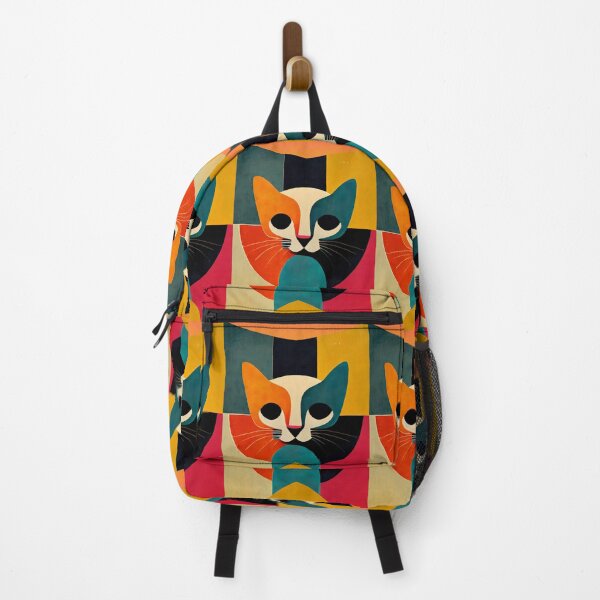 Item preview, Geometric Cat Portrait designed and sold by TheJadeCat.