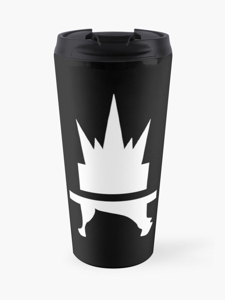 Crazyblox Logotipo Taza De Viaje - roblox noob travel mugs redbubble