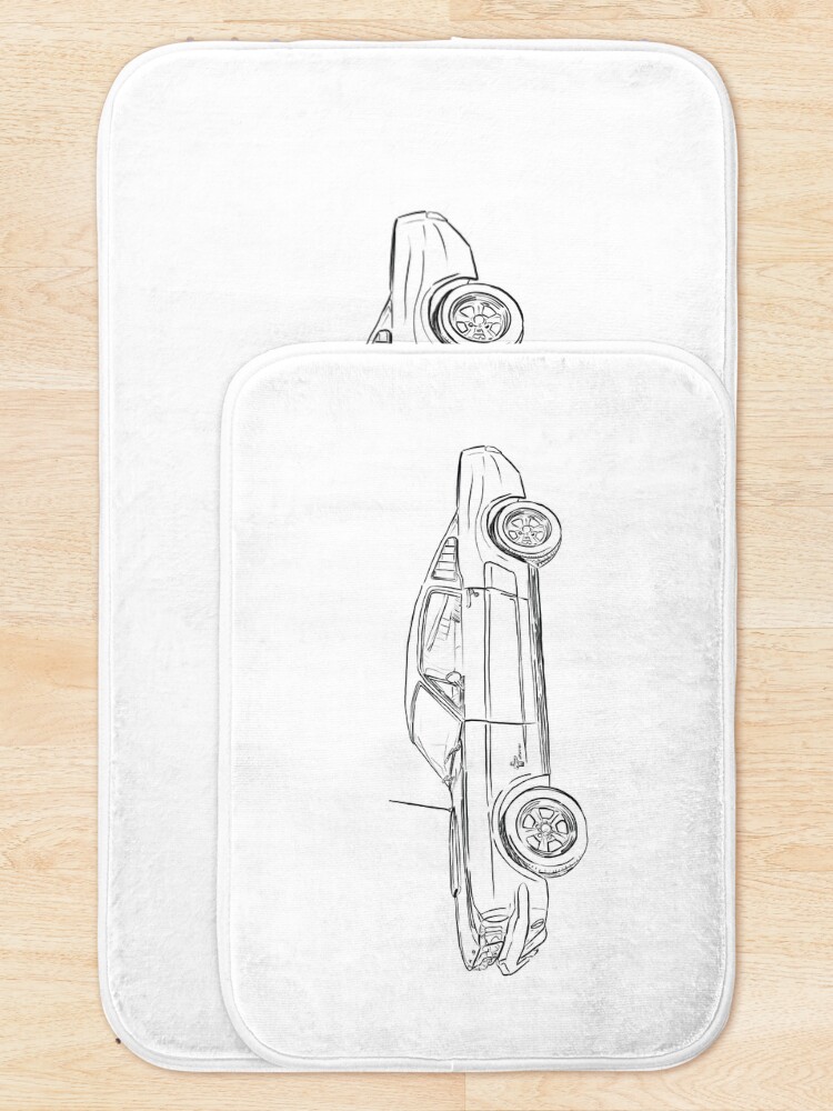 Thumbnail 5 of 6, Bath Mat, Fastback Ink designed and sold by laceylschmidt.
