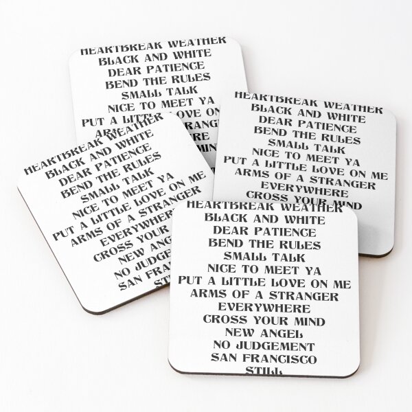 Item preview, Heartbreak weather tracklist designed and sold by Lee Rose.