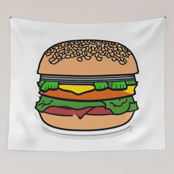 Item preview, The Big Burger Adventure - A Cartoon Cookbook designed and sold by WBP Mart.