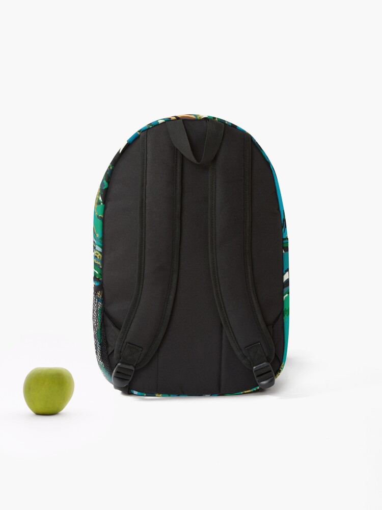 Thumbnail 2 of 3, Backpack, Pattern - Pattern Power Balls designed and sold by WACHtraum.
