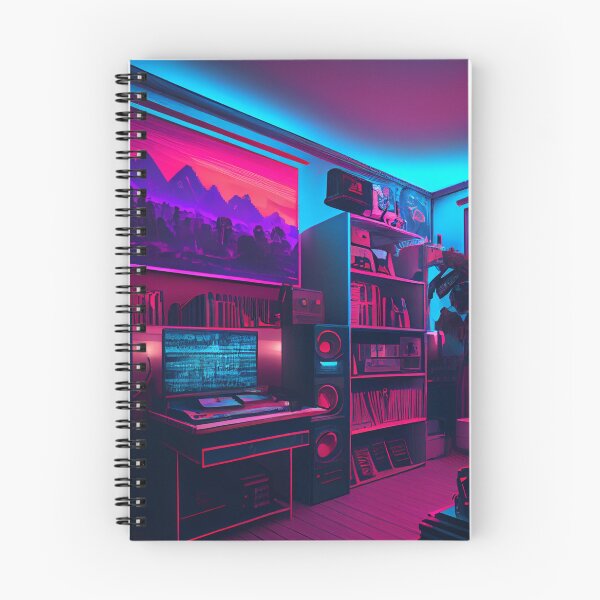 Item preview, Synthwave Home Office designed and sold by LukeAiWalker.