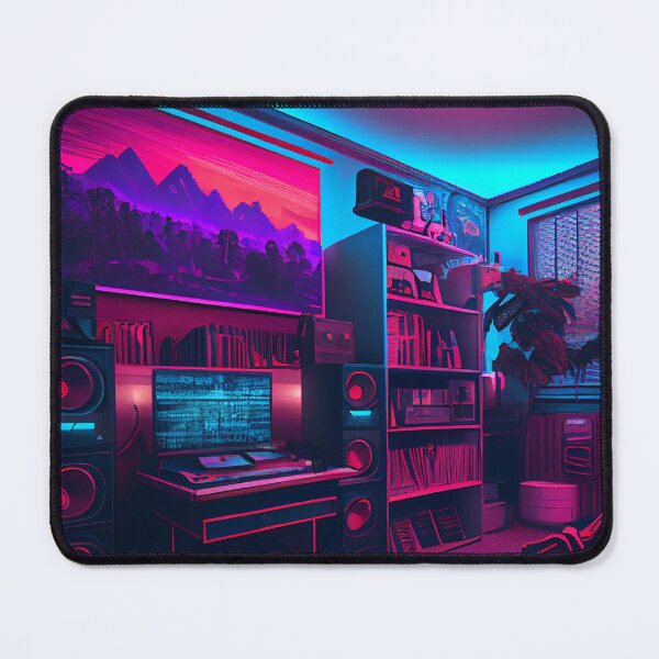 Item preview, Synthwave Home Office designed and sold by LukeAiWalker.