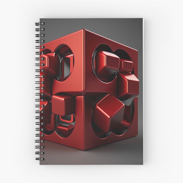 Item preview, 3D cube in red designed and sold by SMILE88.