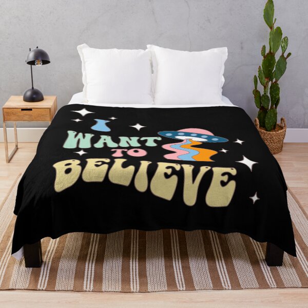 Item preview, I Want To Believe in UFO designed and sold by pookkudesign.