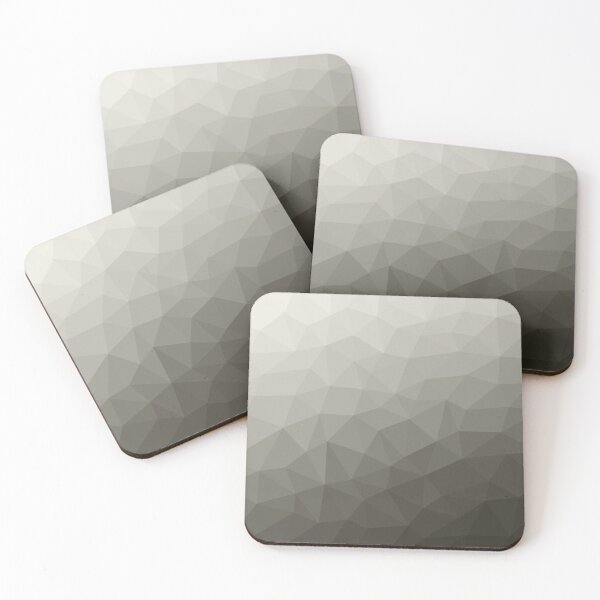 Item preview, Gray brown light army military gradient geometric mesh pattern triangles ombre lighter version designed and sold by PLdesign.