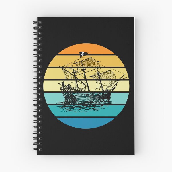 Item preview, Old Pirate Ship Sail Boat Vintage Jolly Roger Skull Flag designed and sold by TheInkElephant.