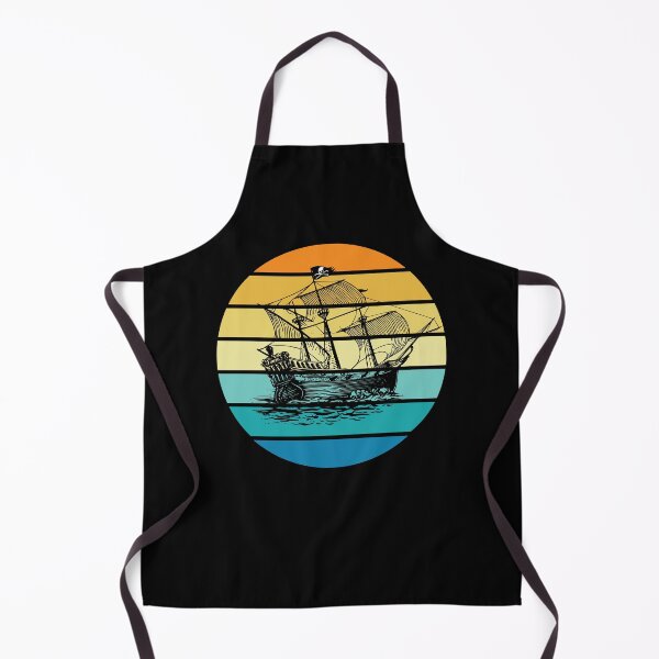 Item preview, Old Pirate Ship Sail Boat Vintage Jolly Roger Skull Flag designed and sold by TheInkElephant.