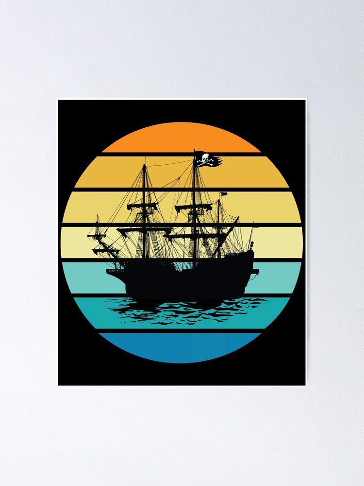Small Jolly Roger Pirate Flag for Boats