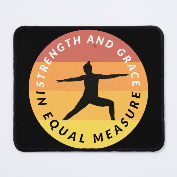 Item preview, Warrior II Yoga Pose Design - Strength and Grace designed and sold by SimpliText.