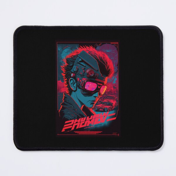Item preview, Retro Synthwave Neon Sci-Fi Poster by Jamie Hewlett - Vintage designed and sold by kfir marco.