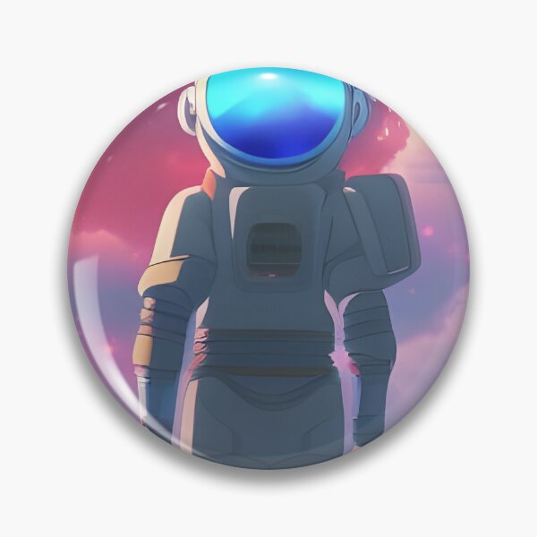 Artikelvorschau, Stellar Summit: Entdeckung eines Anime-Astronauten auf einem neuen Planeten entworfen und verkauft von Gemini Maison Print.
