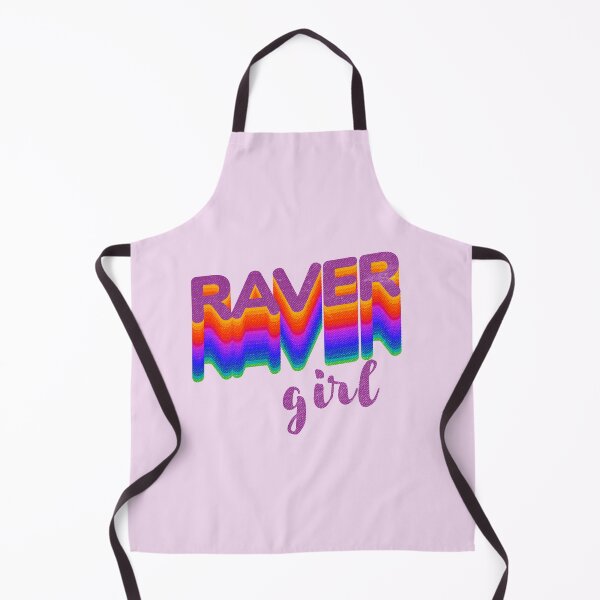 Item preview, Raver girl colorful art for EDM summer festival, rave designed and sold by Print  Androïde.