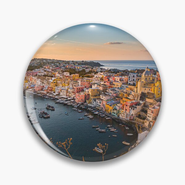 Item preview, Sunset over Procida island, Italy 1 designed and sold by Lucas-Photo.