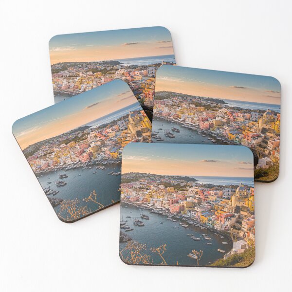 Item preview, Sunset over Procida island, Italy 1 designed and sold by Lucas-Photo.