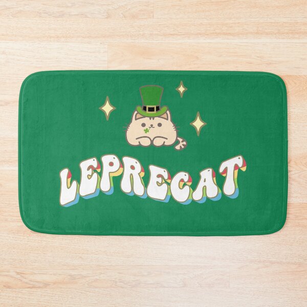 Item preview, LepreCat - Leprechaun Cat Meow for Happy St Patrick's Day  designed and sold by pookkudesign.