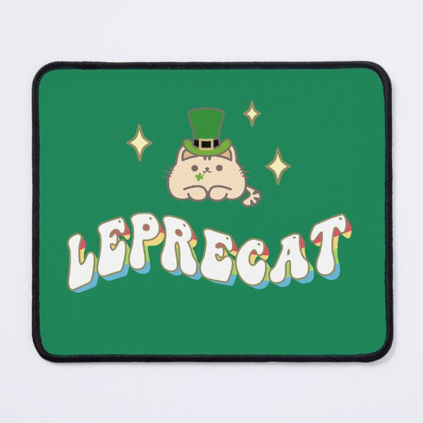 Item preview, LepreCat - Leprechaun Cat Meow for Happy St Patrick's Day  designed and sold by pookkudesign.