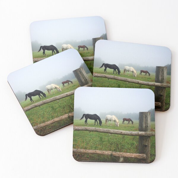 Item preview, Horses in the fog designed and sold by SumthinCoool.