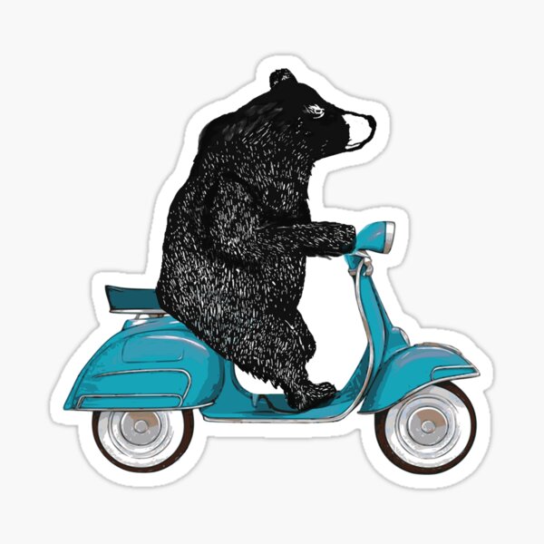 Motor Scooter Stickers for Sale