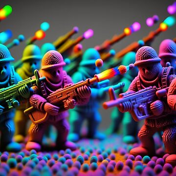 Artwork thumbnail, Soldiers Figures by AI Nspiration