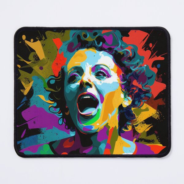 Item preview, Edith Piaf in color designed and sold by MyHunkyDoryShop.