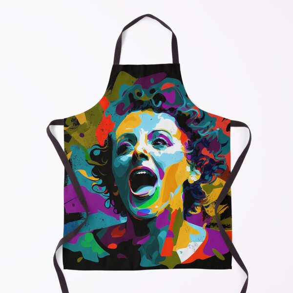 Item preview, Edith Piaf in color designed and sold by MyHunkyDoryShop.