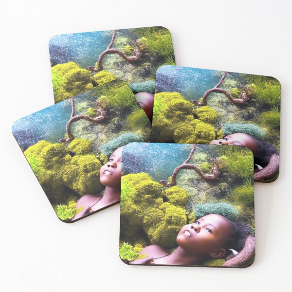 Item preview, relaxing black girl designed and sold by Bernsteinhaus.