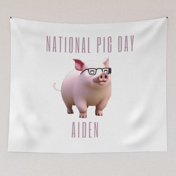 Item preview,  Aiden Piggy Wiggy designed and sold by leshewle.