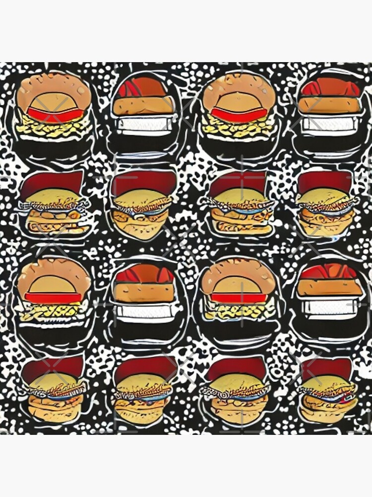 Lots Of Different Fast Food #1 Art Print, 57% OFF