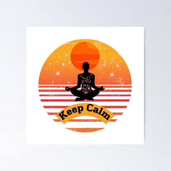 Item preview, Keep Calm and Meditate  Keep Calm and Relax, Meditation Retreat  designed and sold by Apkdesigner.