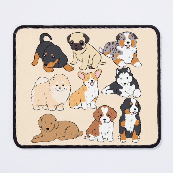 Item preview, Cute puppies pattern designed and sold by Yarafantasyart.