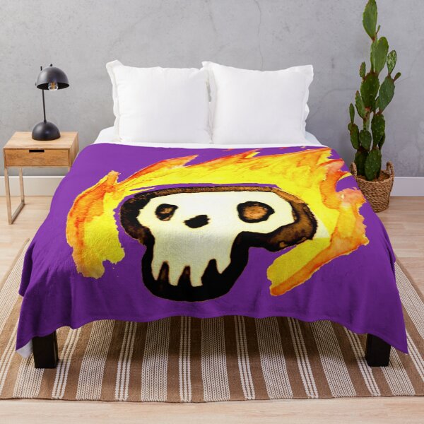 Item preview, flaming skull (audrey) designed and sold by RobotPizzaGuy.