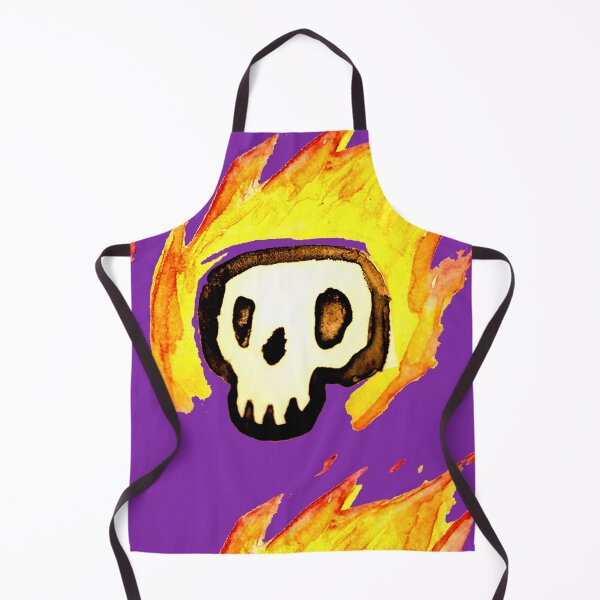 Item preview, flaming skull (audrey) designed and sold by RobotPizzaGuy.