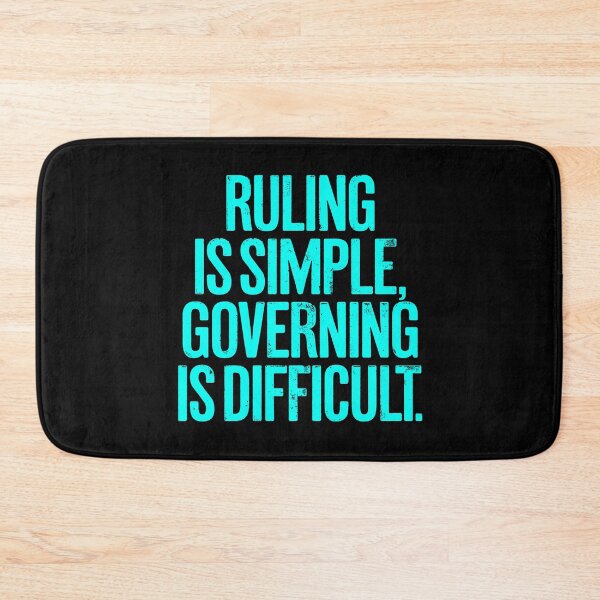 Item preview, Ruling is simple, governing is difficult. v.8 designed and sold by x1brett.