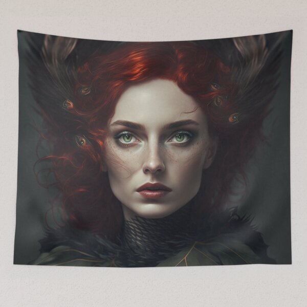 Artikelvorschau, Fairy Queen Canvas Print Buntes modernes digitales Kunstposter entworfen und verkauft von Acnologiaa.