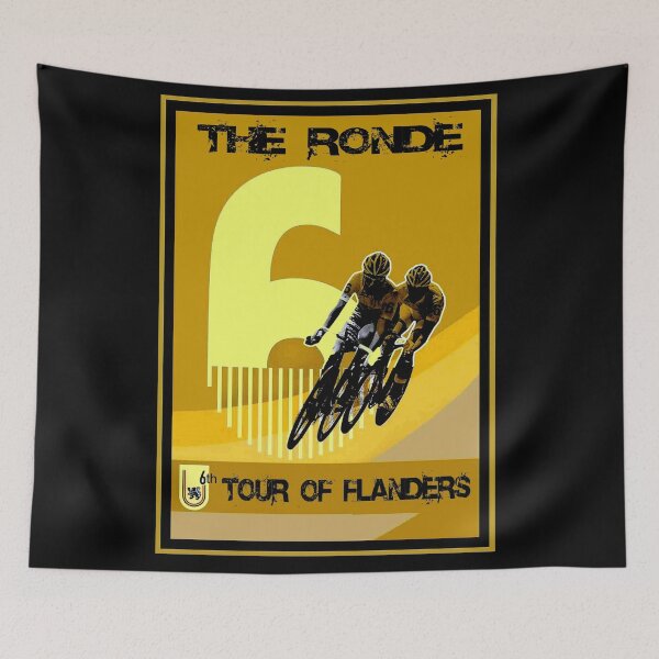 Item preview, RONDE : Tour of Flanders Bike Racing Advertising Print designed and sold by posterbobs.