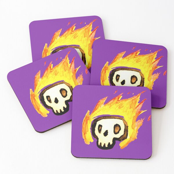 Item preview, flaming skull (audrey) designed and sold by RobotPizzaGuy.