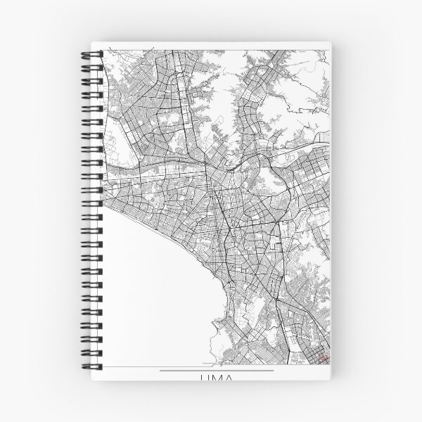 Item preview, Lima Map Minimal designed and sold by HubertRoguski.