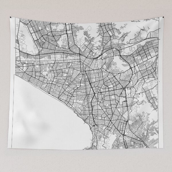 Item preview, Lima Map Minimal designed and sold by HubertRoguski.