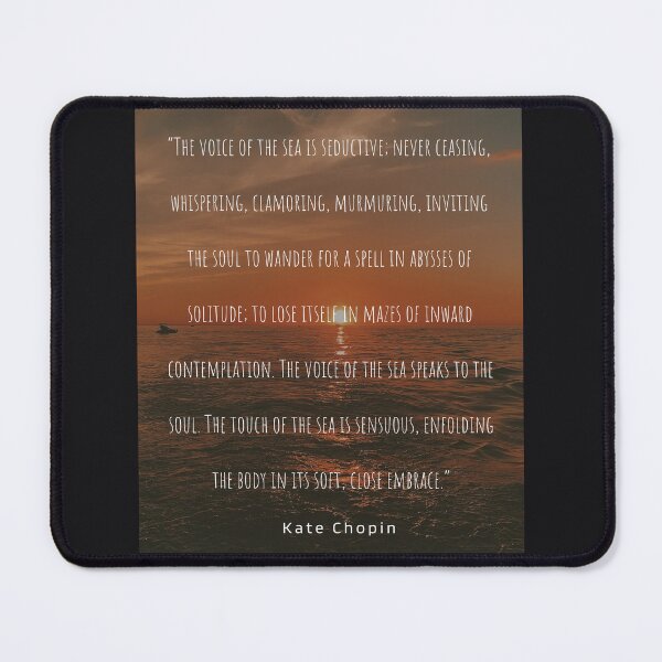 Item preview, Sea photography and Kate chopin quote designed and sold by artbleed.