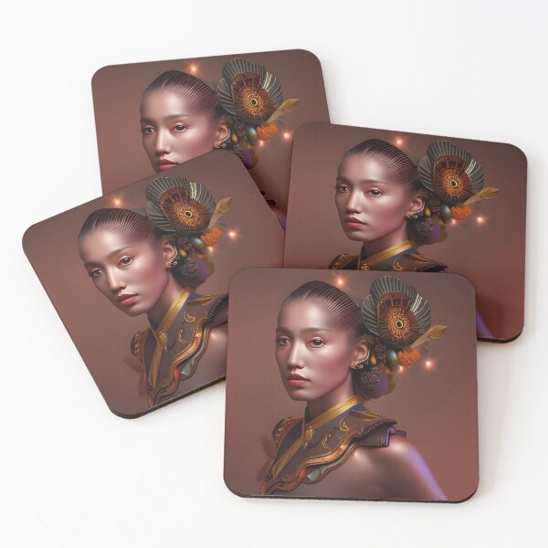 Item preview, Magic of a Colorful Woman Portrait designed and sold by artmanikin.