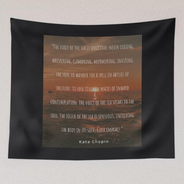 Item preview, Sea photography and Kate chopin quote designed and sold by artbleed.