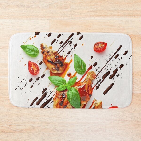 Artikelvorschau, I Don't Know This Chicken Dish Name Canvas Print Colorful Modern Digital Art Poster entworfen und verkauft von Acnologiaa.