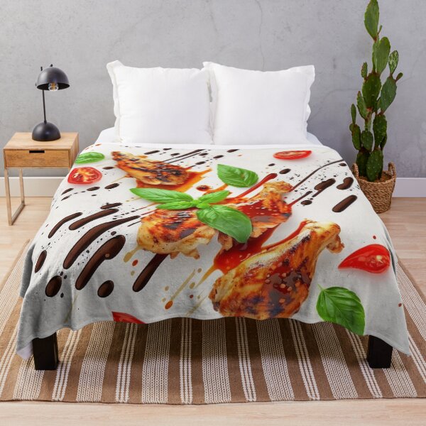 Artikelvorschau, I Don't Know This Chicken Dish Name Canvas Print Colorful Modern Digital Art Poster entworfen und verkauft von Acnologiaa.
